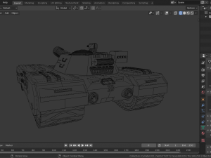 sci-fi tank 3D Модель