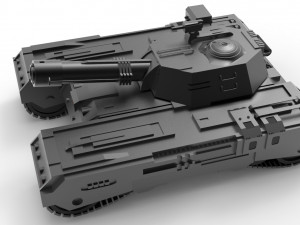 sci-fi tank 3D Модель