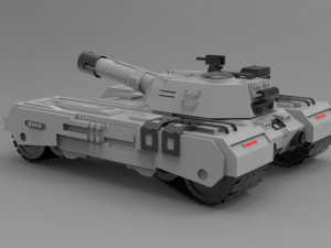 sci-fi tank 3D Модель