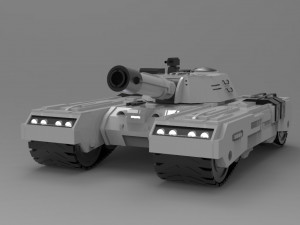 sci-fi tank 3D Модель