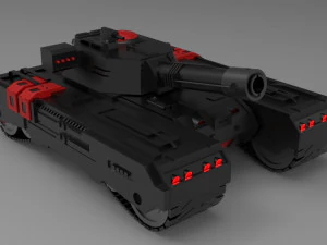 sci-fi tank 3D Model