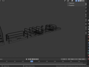 sci-fi modular catwalk Modèle 3D