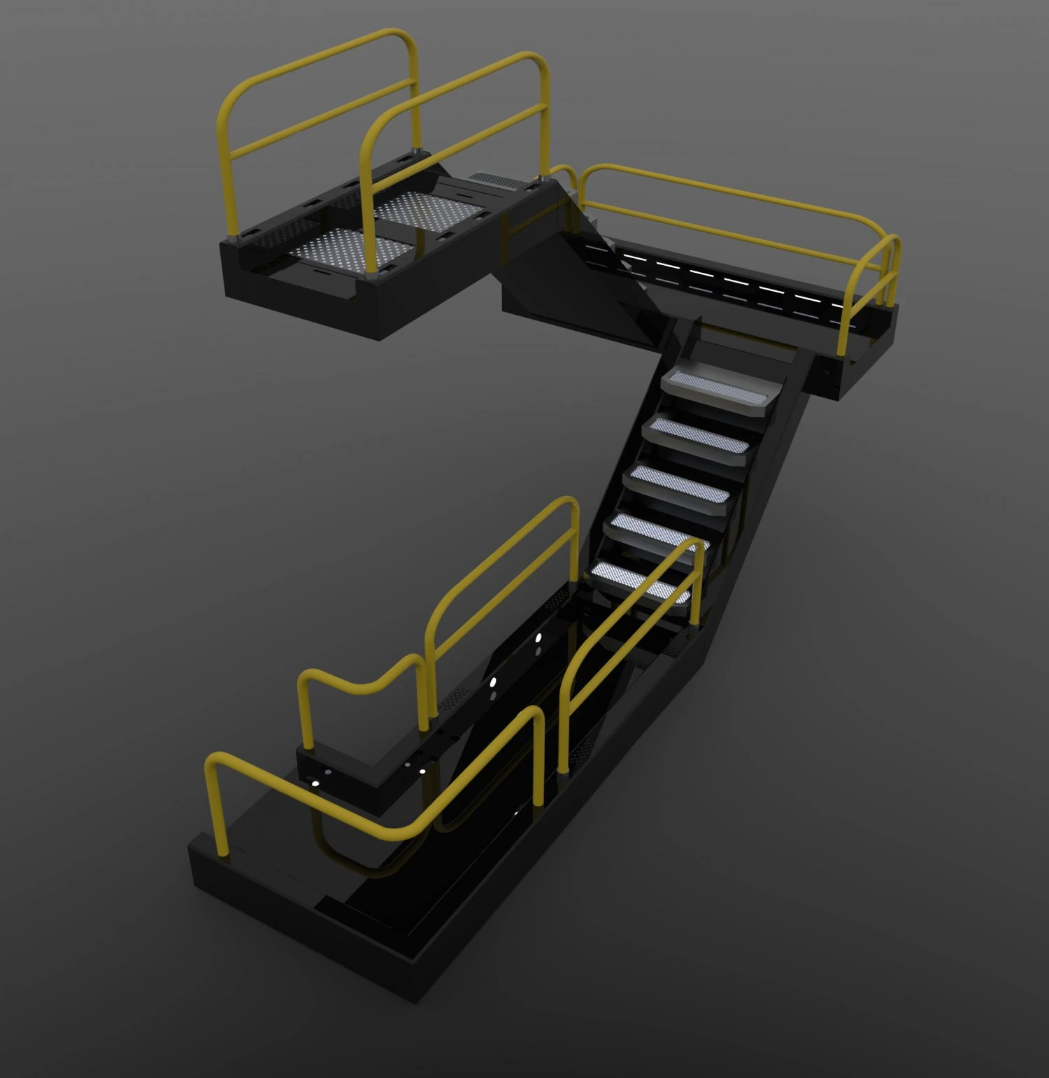 sci-fi modular catwalk 3D Model .c4d .max .obj .3ds .fbx .stl .blend 