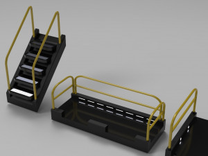 sci-fi modular catwalk Modèle 3D