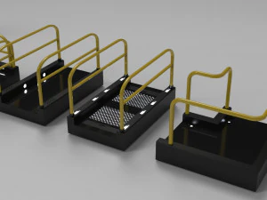 sci-fi modular catwalk 3D Model