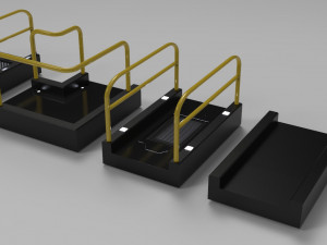 sci-fi modular catwalk Modèle 3D