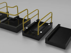 sci-fi modular catwalk 3D Model