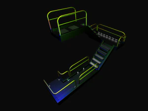 sci-fi modular catwalk 3D Model
