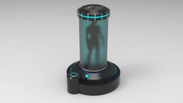 baccello di fantascienza Modello 3D .c4d .max .obj .3ds .fbx .stl .blend 