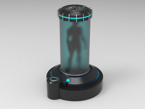 sci-fi pod 3D Model