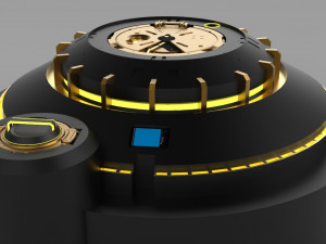 sci-fi pod 3D-Modell