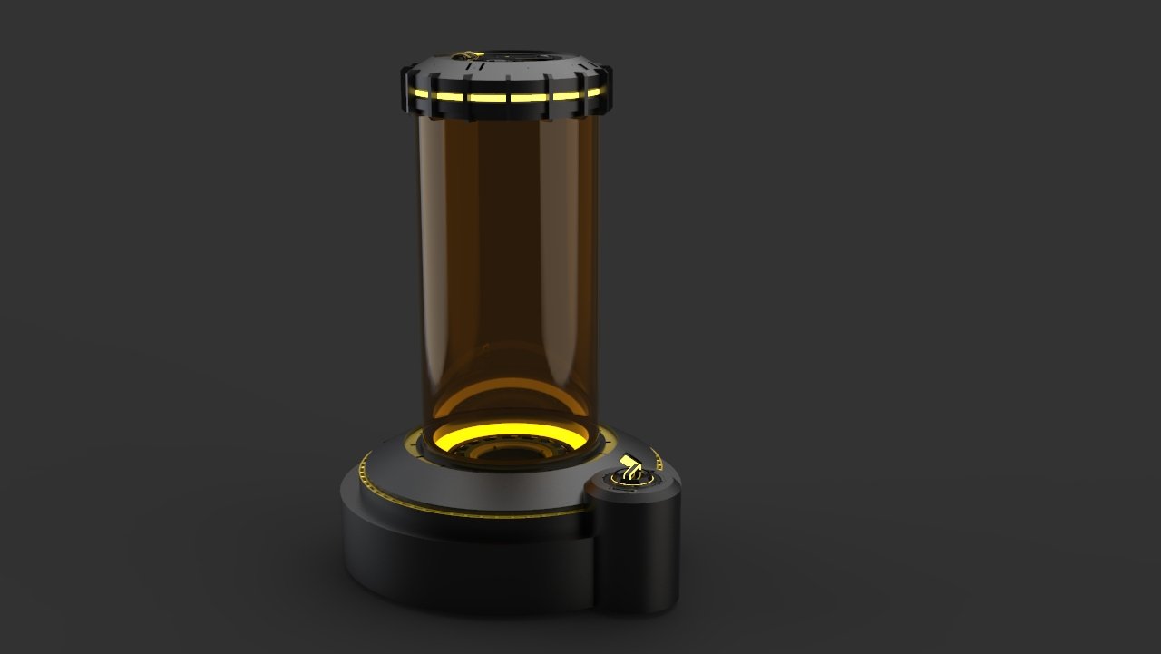 Sci Fi Liquid Container 3D model