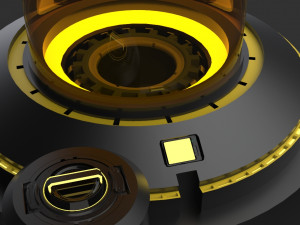 sci-fi pod 3D-Modell