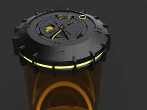 baccello di fantascienza Modello 3D