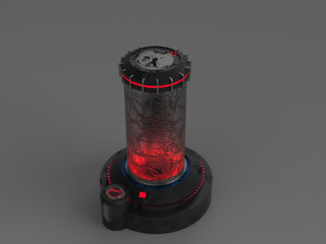 sci-fi pod 3D-Modell