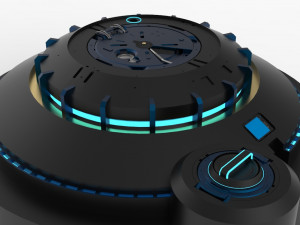 sci-fi pod 3D-Modell