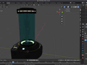 sci-fi pod 3D-Modell