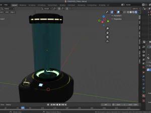baccello di fantascienza Modello 3D