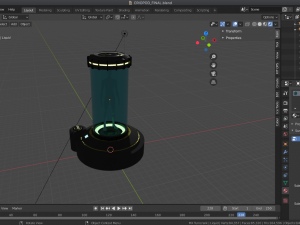 sci-fi pod 3D-Modell