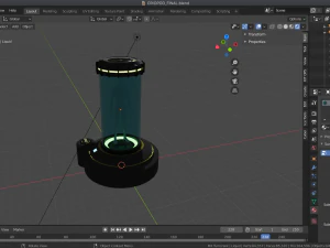 baccello di fantascienza Modello 3D