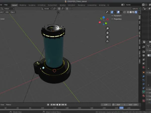baccello di fantascienza Modello 3D