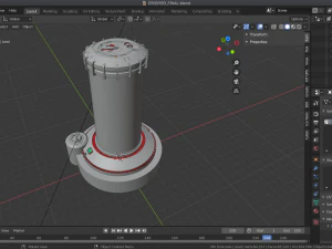 baccello di fantascienza Modello 3D