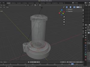 sci-fi pod 3D-Modell