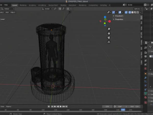 baccello di fantascienza Modello 3D