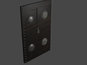 박물관 문 3D 모델