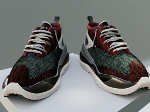 tantak koşu ayakkabısı 3D Model