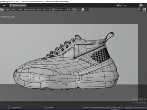 tantak running shoe 3D Model