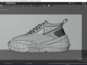 tantak running shoe 3D Model