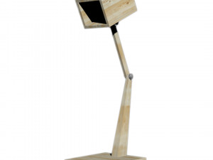 wooden table lamp 3D Model