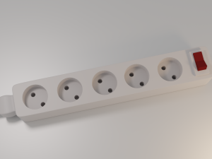 electric sockets 3D 模型