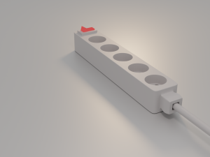 electric sockets 3D 模型