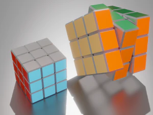 rubiks cube 3D Model