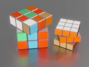 rubiks cube Modelo 3D