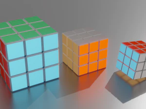 rubiks cube 3D Model
