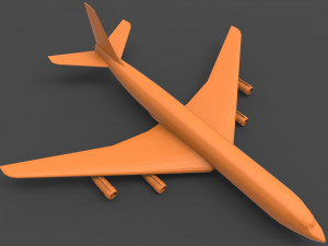 boeing 707 3Dプリントモデル