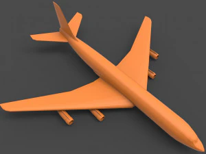 boeing 707 3D Print Model
