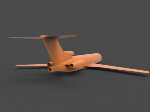 boeing 727 Model do druku 3D