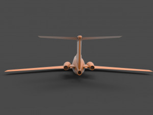boeing 727 Model do druku 3D