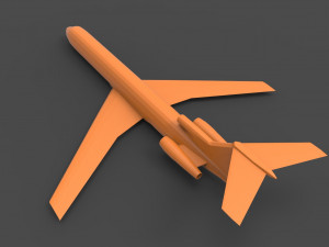boeing 727 Model do druku 3D