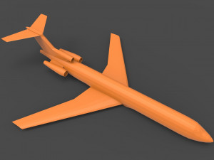 boeing 727 Model do druku 3D