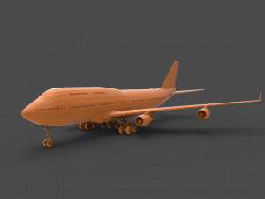 boeing 747 3D Print Model