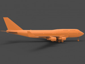 boeing 747 3D प्रिंट मॉडल