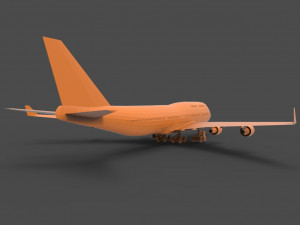 boeing 747 3D प्रिंट मॉडल