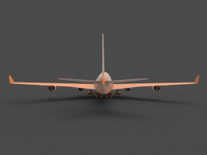 boeing 747 3D प्रिंट मॉडल