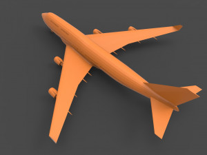 boeing 747 3D प्रिंट मॉडल