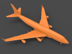 boeing 747 3D प्रिंट मॉडल